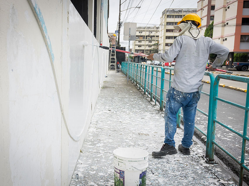 Municipio de Guayaquil realiza trabajos de mantenimiento en el Centro Municipal de Apoyo para Personas con Discapacidad Visual “Cuatro de Enero”