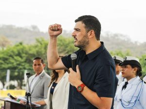 Alcalde Aquiles Alvarez inaugura el Interbarrial de fútbol de diario El Universo que cuenta con 8.500 jugadores