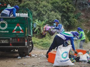 En Mapasingue Este se recogieron 45 toneladas de basura con limpieza y barrido