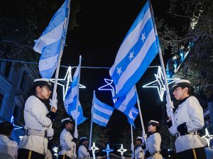 Alcalde Aquiles Alvarez inicia los festejos por los 204 años de independencia con el Saludo a la Aurora Gloriosa