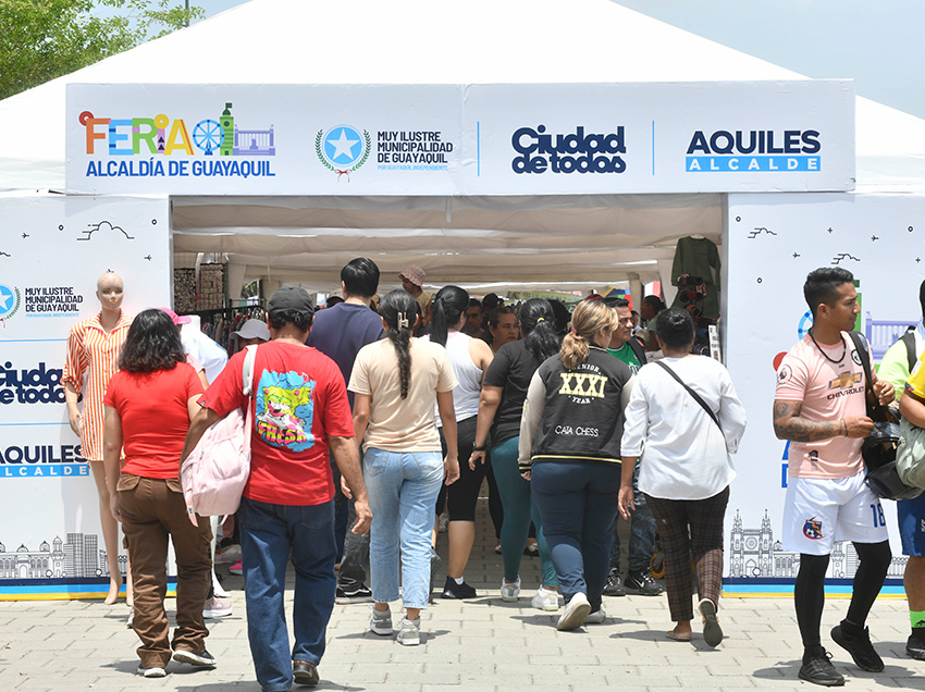 La edición 17 de la Feria Alcaldía de Guayaquil atrajo a 15.000 visitantes al Parque Samanes