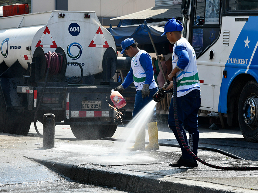 Seis toneladas de basura se recogen a diario en el sector Paraíso de la Flor