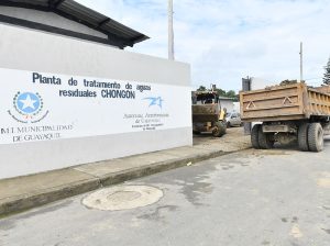 Planta de Tratamiento de Aguas Residuales en Chongón está avanzada en 45% y sería entregada en agosto