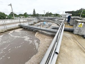 Planta de Tratamiento de Aguas Residuales en Chongón está avanzada en 45% y sería entregada en agosto