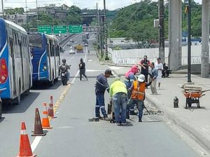 Se inician trabajos de mantenimiento en la Vía Perimetral