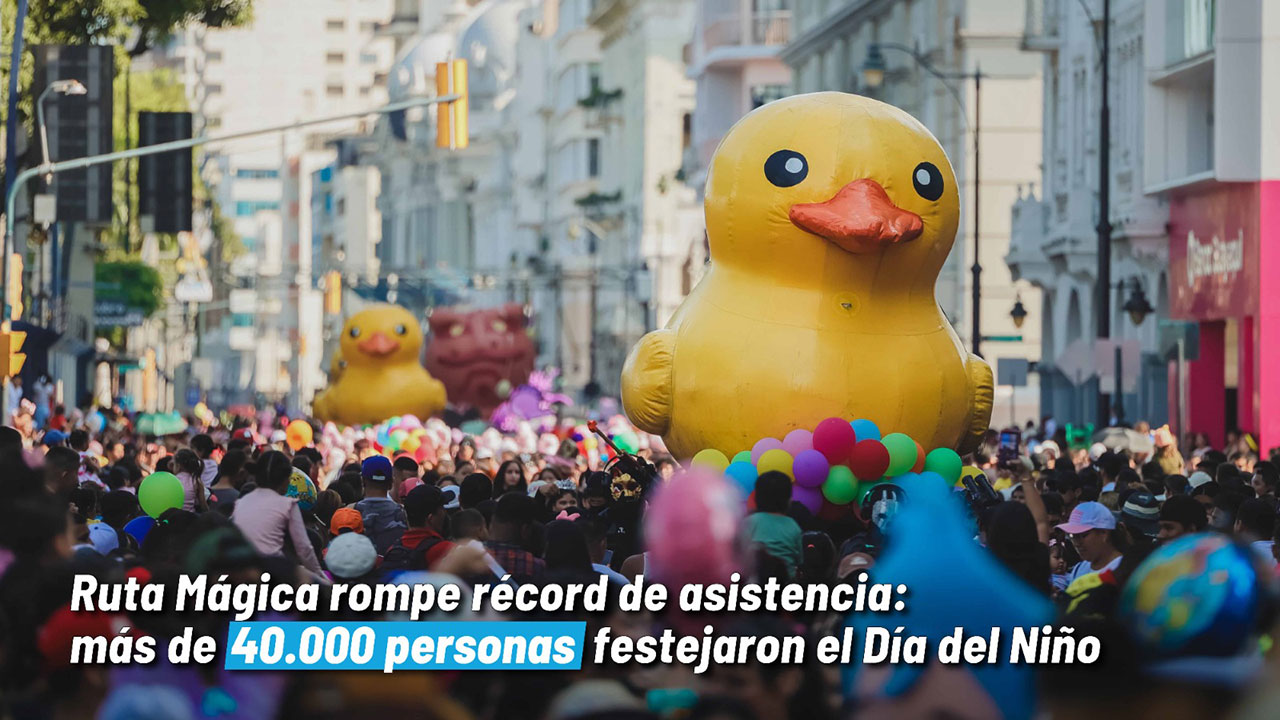 Más de 40 mil personas vivieron la “Ruta Mágica”, un desfile lleno de color, cuya inversión fue de USD 5350