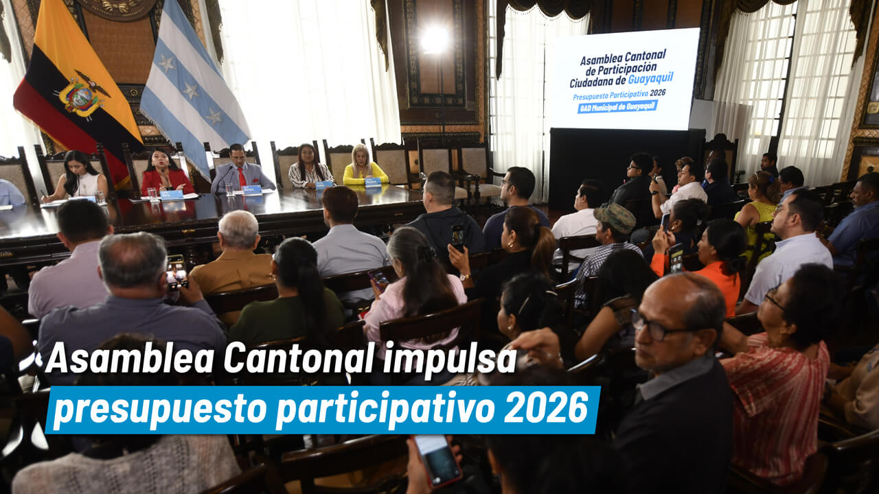 Habitantes de Guayaquil tendrán voz y voto en la planificación municipal de 2026